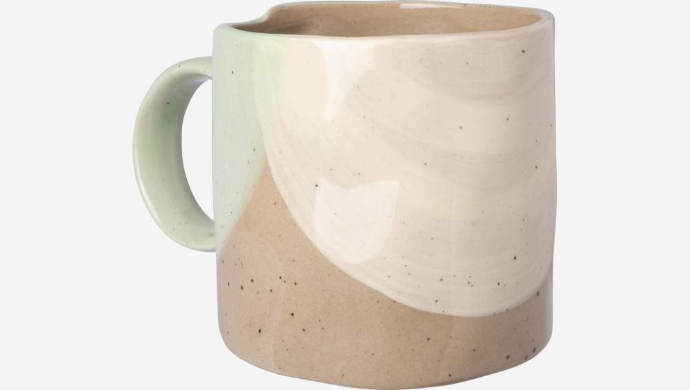 Mug en faïence - 350 ml - Vert