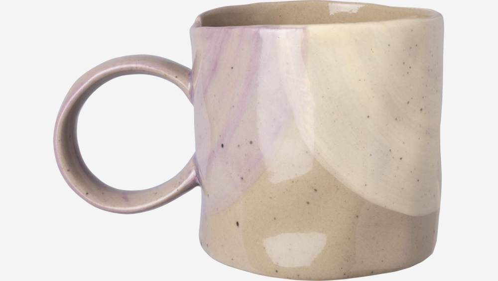 Mug en faïence - 350 ml - Violet