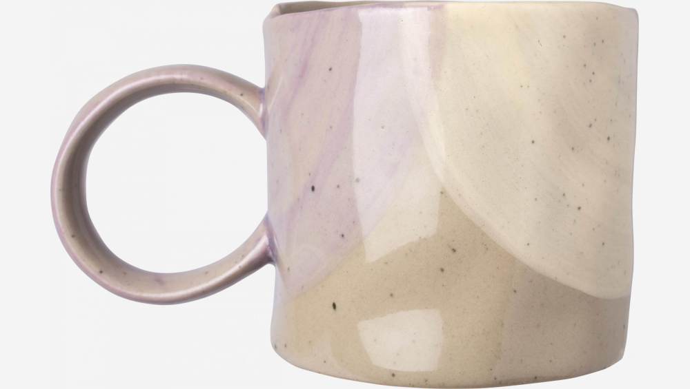 Mug en faïence - 350 ml - Violet