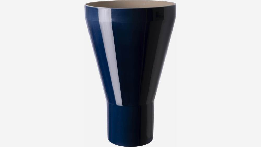 Vase en grès - 24 x 38 cm - Bleu - Design by Frédéric Sofia