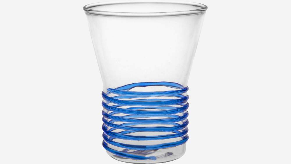 Gobelet en verre - 260 ml - Bleu - Design by Chloé Le Cam