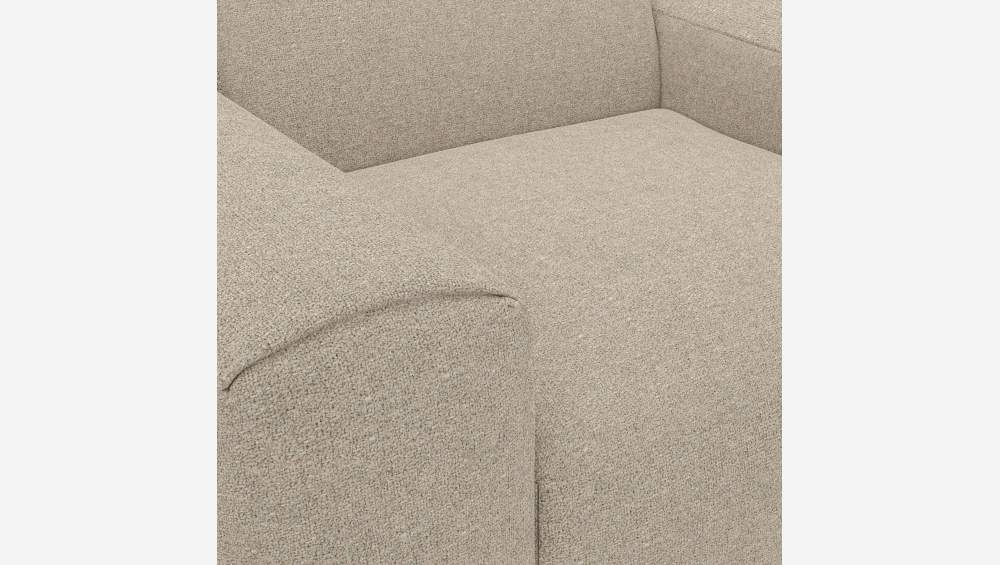 Fauteuil en tissu Lucca - Blanc mastic