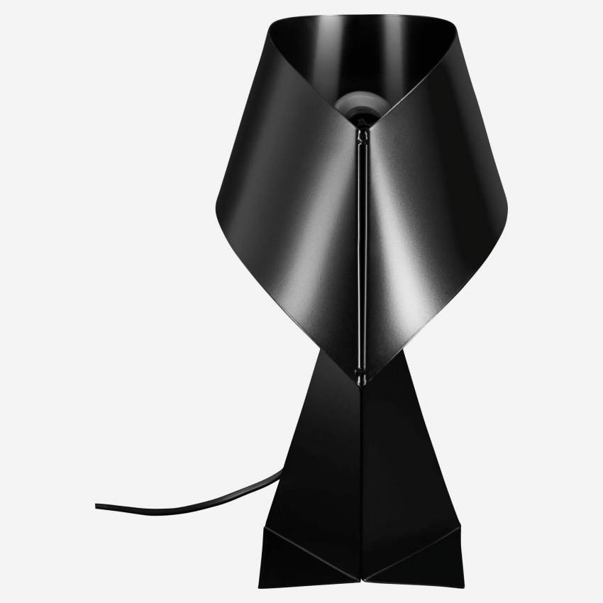 Lampe de table en métal - Noir - 52 cm