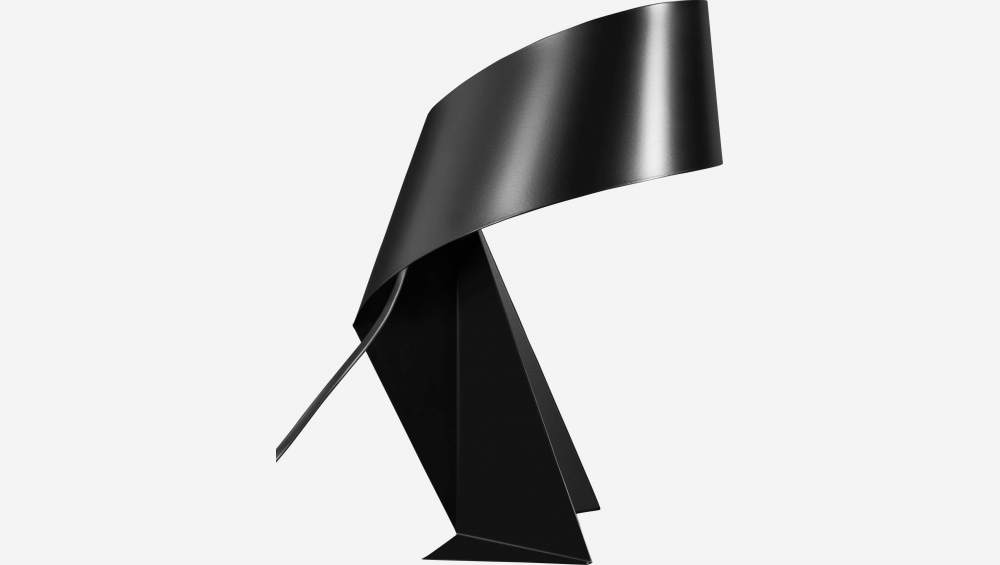 Lampe de table en métal - Noir - 52 cm