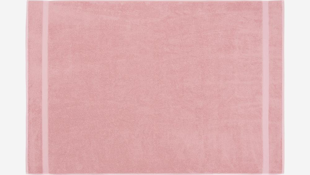 Drap de bain en coton - 100 x 150 cm - Rose