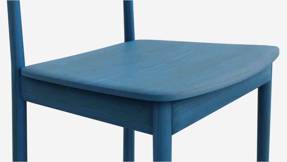 Chaise en hêtre - Bleu