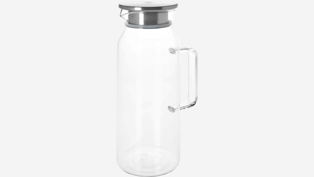 Carafe en verre avec couvercle