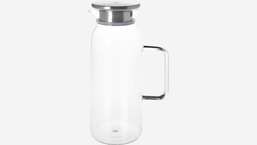 Carafe en verre avec couvercle