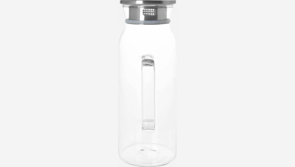 Carafe en verre avec couvercle