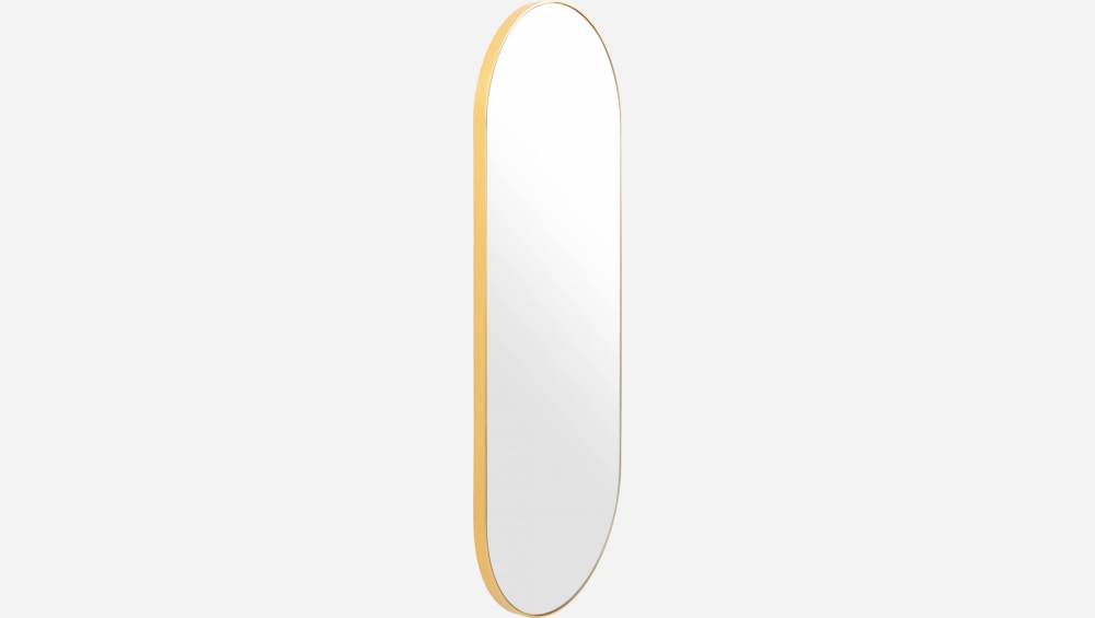 Miroir ovale  114cm en métal