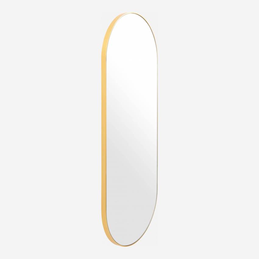 Miroir ovale  114cm en métal