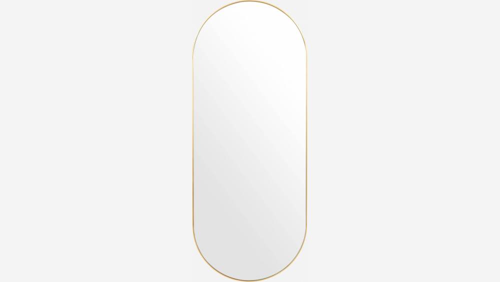 Miroir ovale  114cm en métal