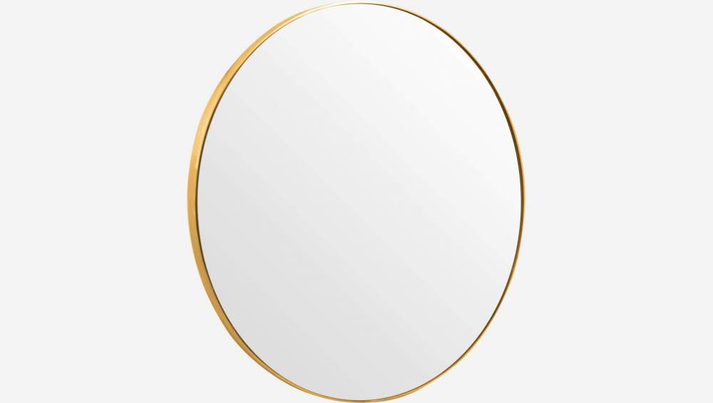 Miroir rond - 82 cm - Or