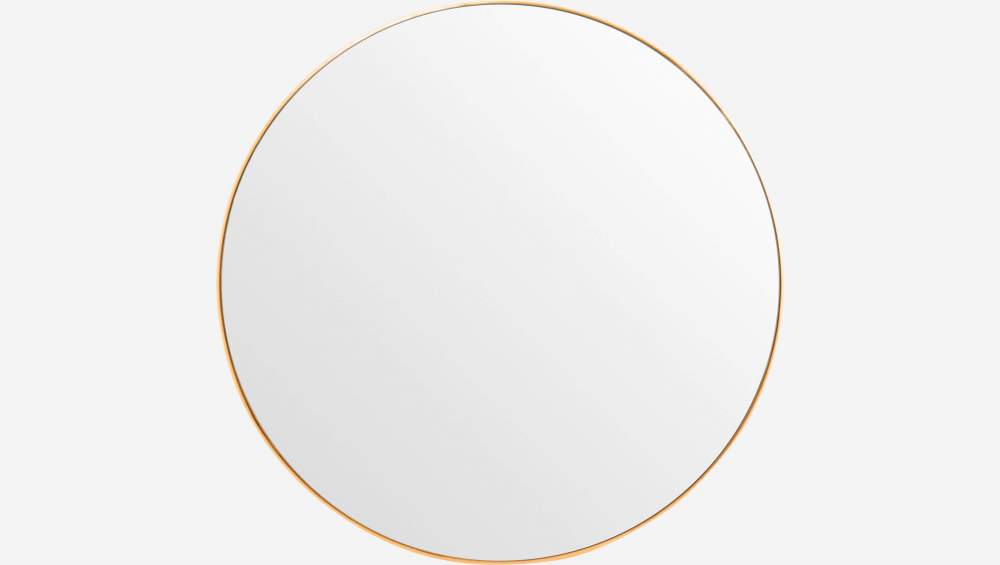 Miroir rond - 82 cm - Or