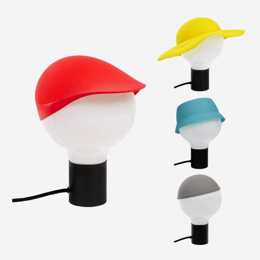 Lampe de bureau avec chapeaux en silicone