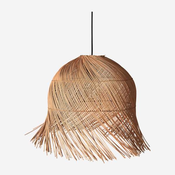 Abat-jour de suspension en rotin - Naturel - 55 cm