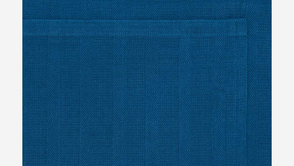 Tablier de cuisine en coton - Bleu cobalt