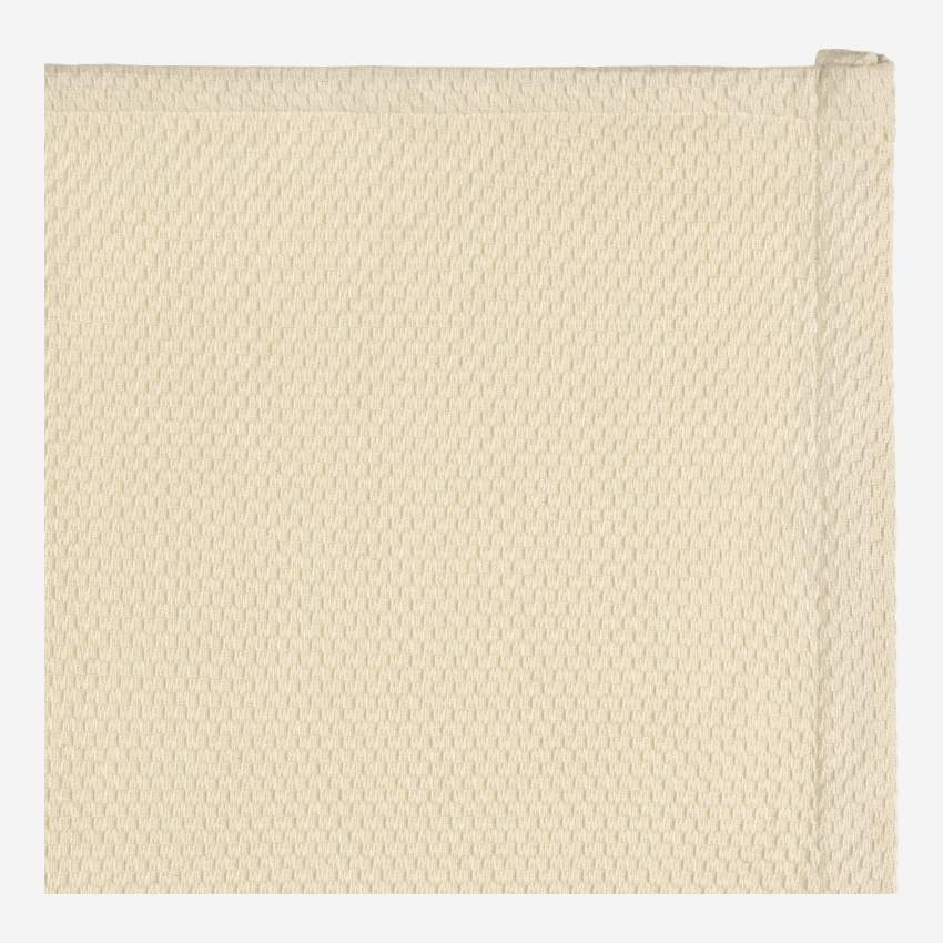 Dessus de lit en coton égyptien - 230 x 260 cm - Beige