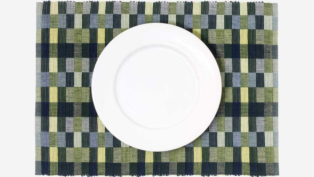 Lot de 2 sets de table - 35 x 50 cm - Vert