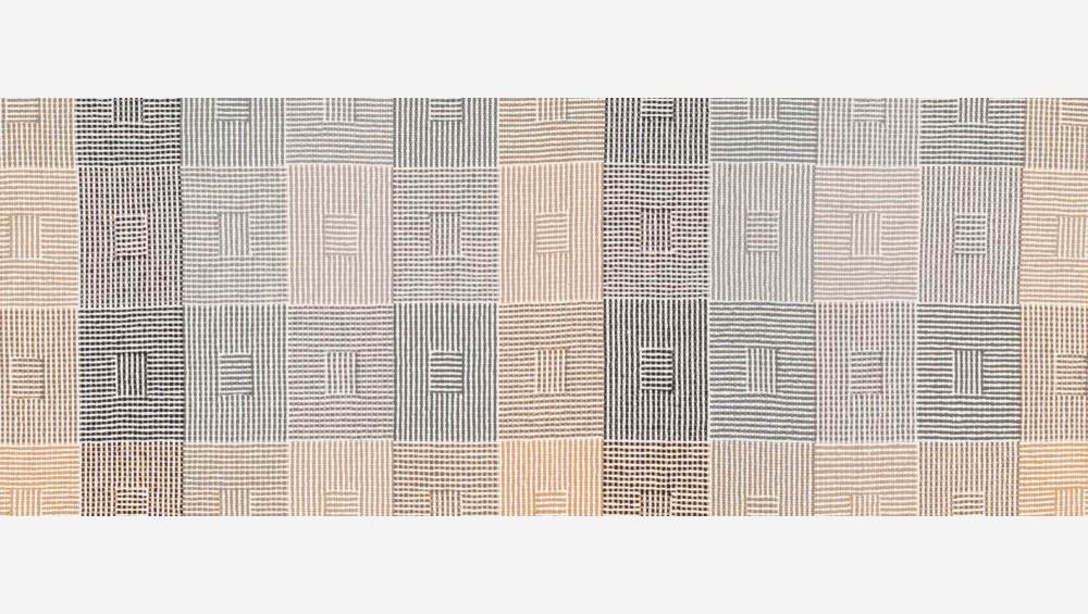 Plaid en coton - 130 x 170 cm - Patchwork de couleurs