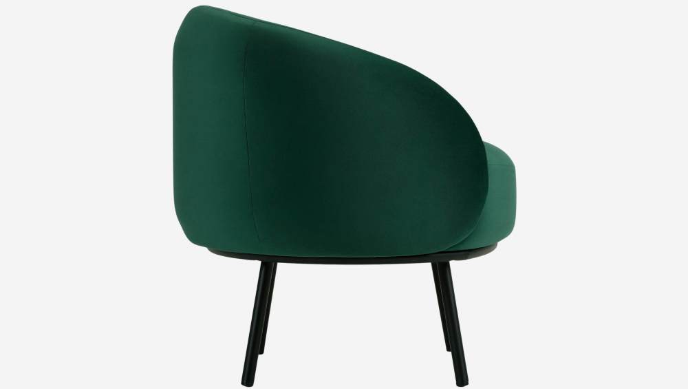 Fauteuil en velours - Vert - Design by Adrien Carvès