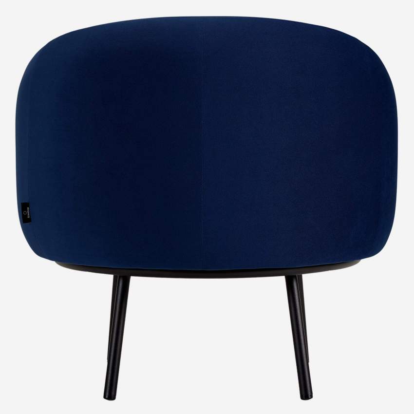 Fauteuil en velours - Bleu - Design by Adrien Carvès