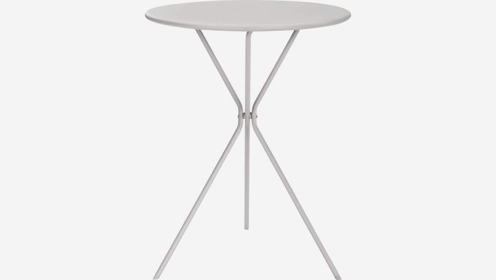 Table pliante de jardin en acier - Gris tourterelle