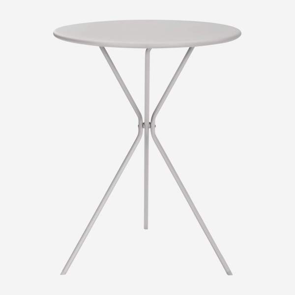 Table pliante de jardin en acier - Gris tourterelle