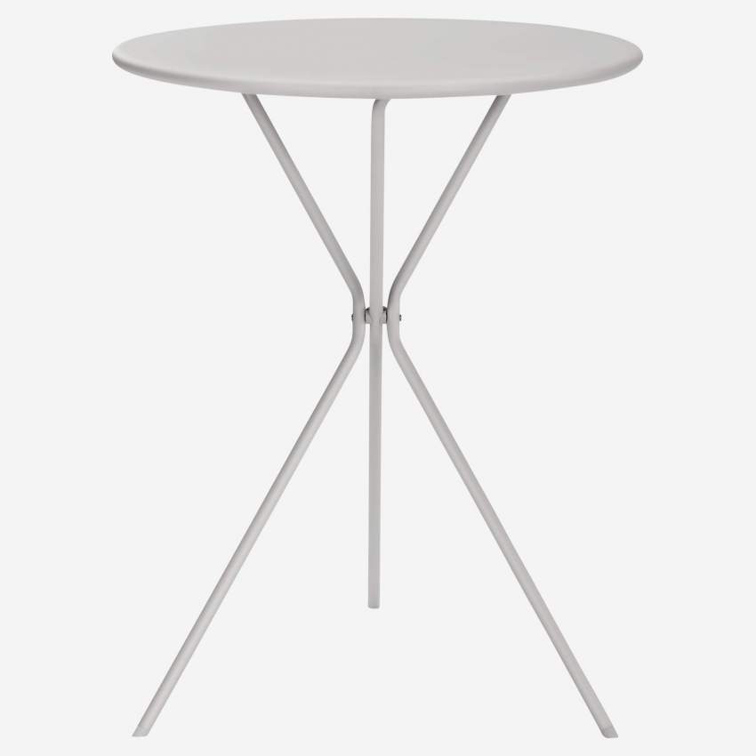 Table pliante de jardin en acier - Gris tourterelle