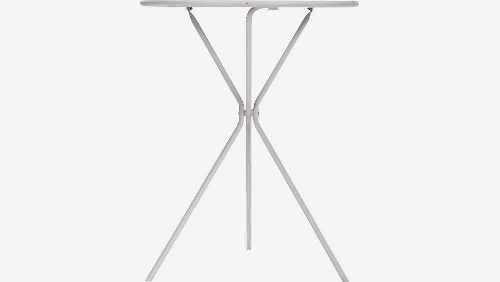 Table pliante de jardin en acier - Gris tourterelle