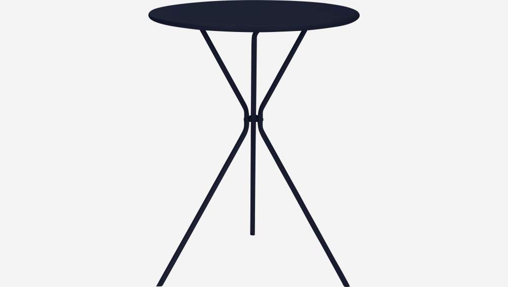 Table pliante de jardin en acier - Bleu nuit