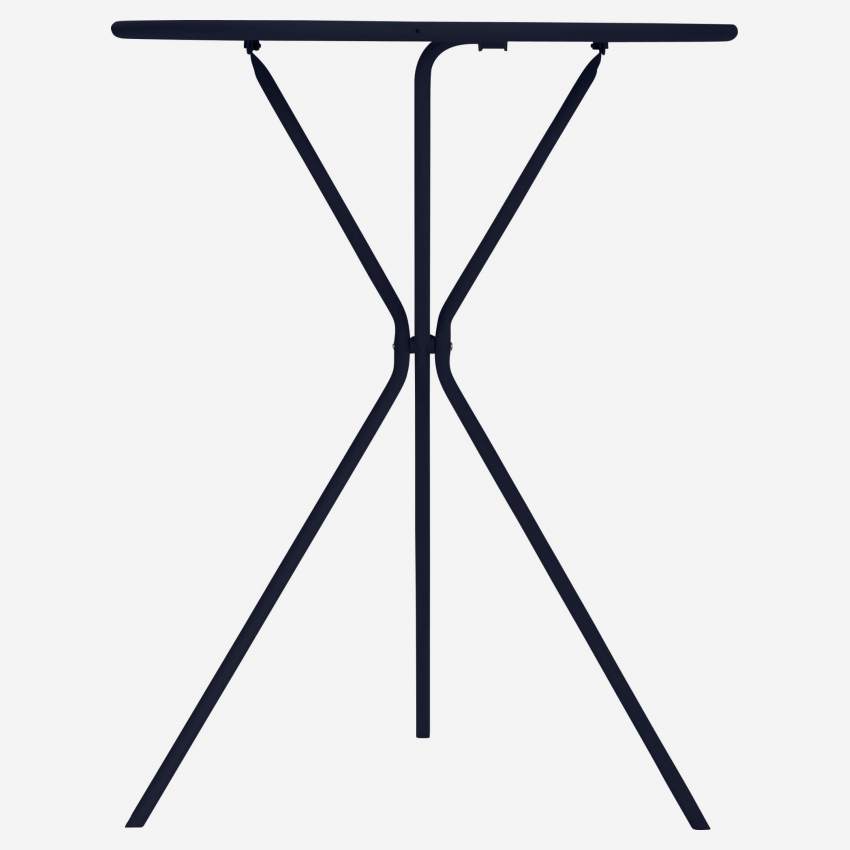 Table pliante de jardin en acier - Bleu nuit