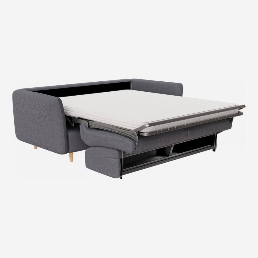 Canapé convertible en tissu - Gris anthracite