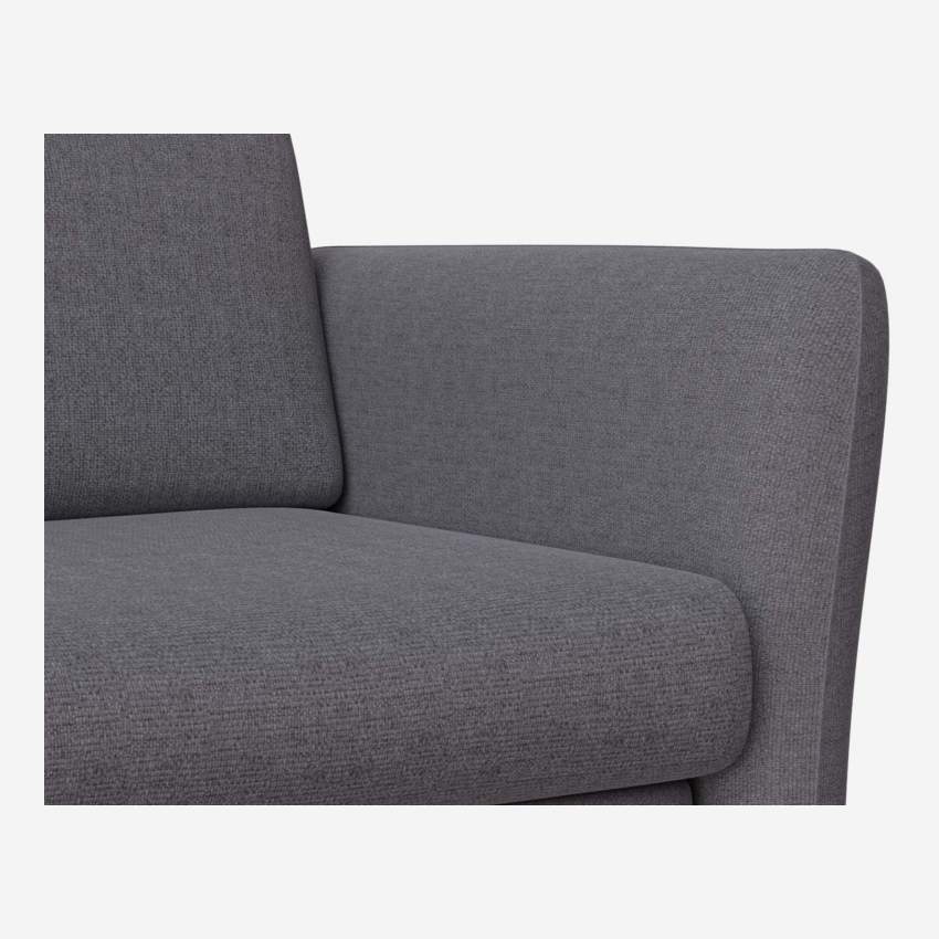 Canapé convertible en tissu - Gris anthracite