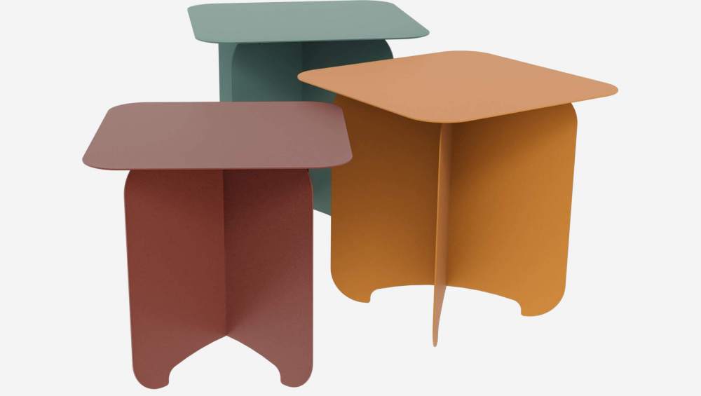 Table d'appoint en métal -  Terracotta