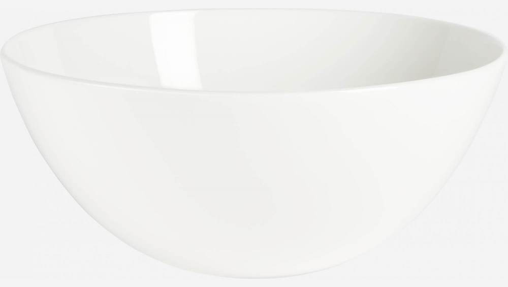 Saladier en porcelaine - 25 cm - Blanc