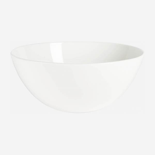 Saladier en porcelaine - 25 cm - Blanc