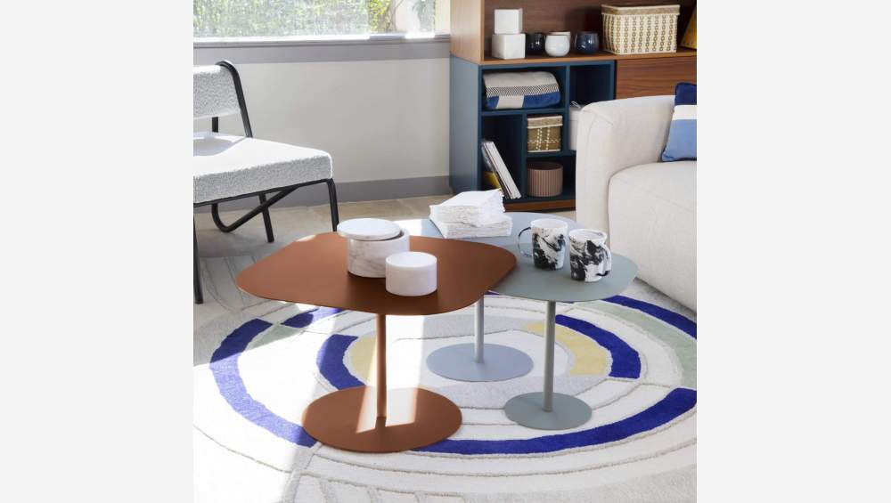 Tapis en laine tufté main - 170 x 240 cm - Beige - Design by Floriane Jacques