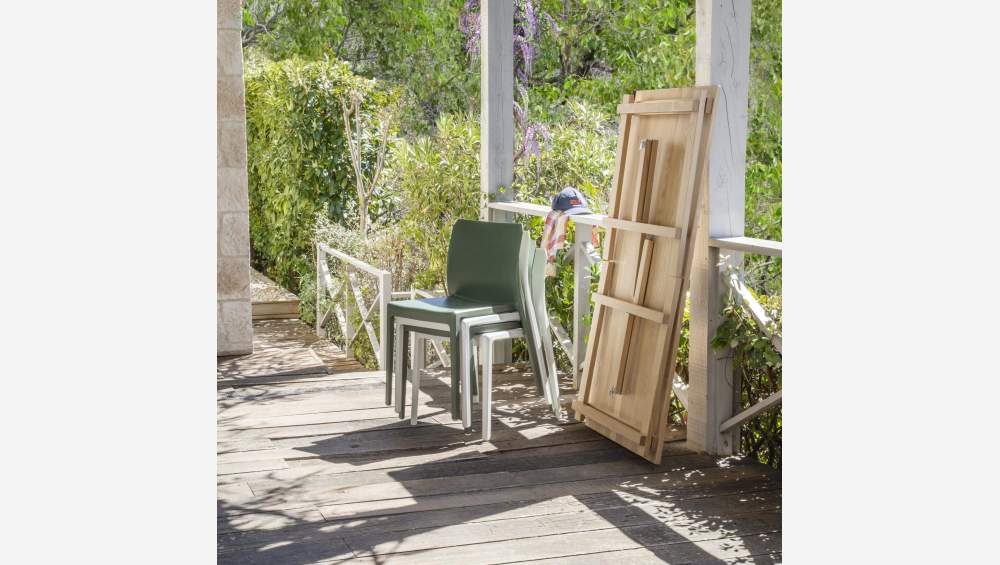 Chaise  en polypropylène et  fibre de verre - Vert