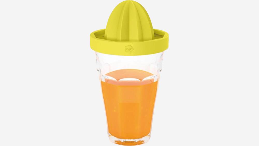 Presse agrumes en verre - Jaune - Design by 5.5 pour Designerbox