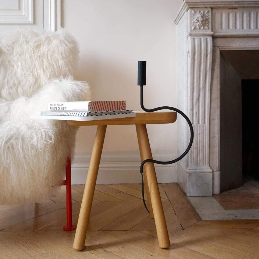 Lampe en acier - Design by Nathalie Dewez pour Designerbox