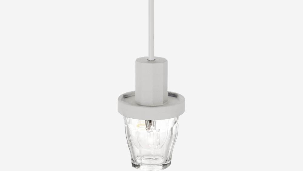 Suspension en verre - Gris - Design by 5.5 pour Designerbox