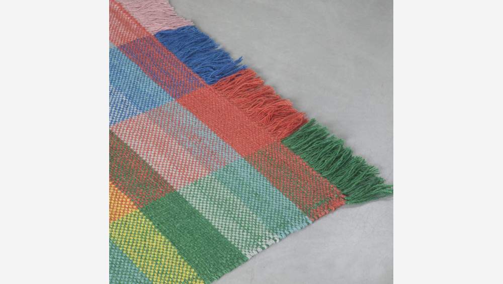 Tapis tissé en laine - 240 x 170 cm - Multicolore