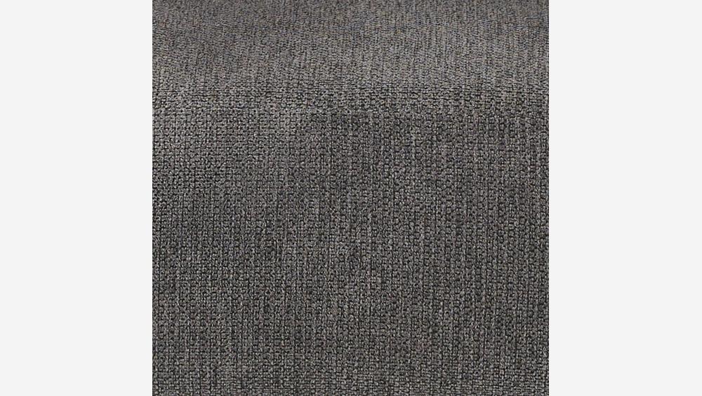 Fauteuil en tissu chenille - Gris foncé