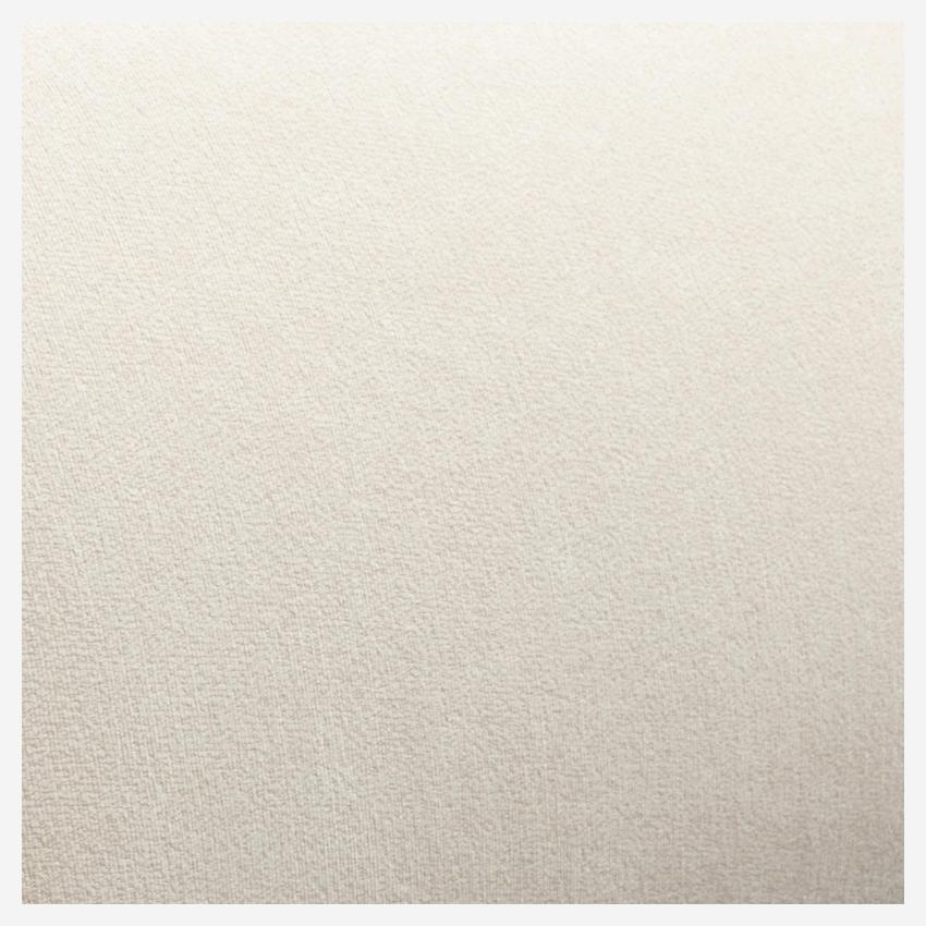 Lit coffre 180 x 200 cm en tissu bouclette courte - Beige