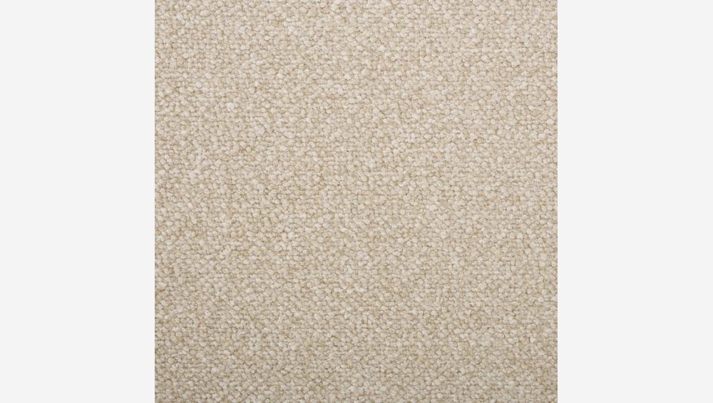 Canapé d'angle gauche 4 places en tissu texturé - Beige