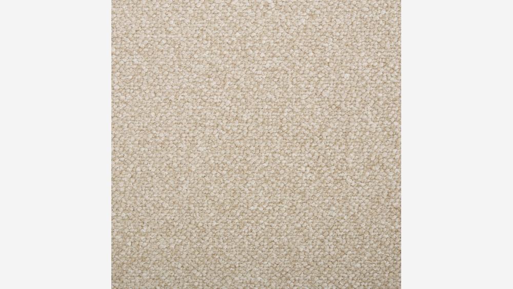 Canapé d'angle droit 4 places en tissu texturé - Beige