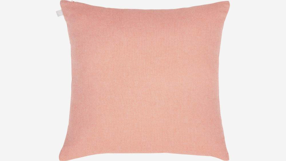 Coussin en coton - 45 x 45 cm - Orange