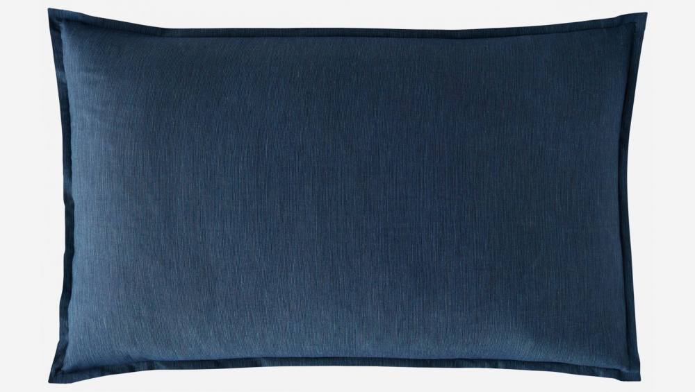 Taie d'oreiller en coton - 50 x 80 cm - Bleu nuit