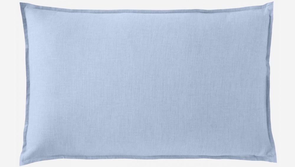 Taie d'oreiller en coton - 50 x 80 cm - Bleu clair